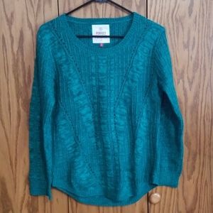 Teal sweater